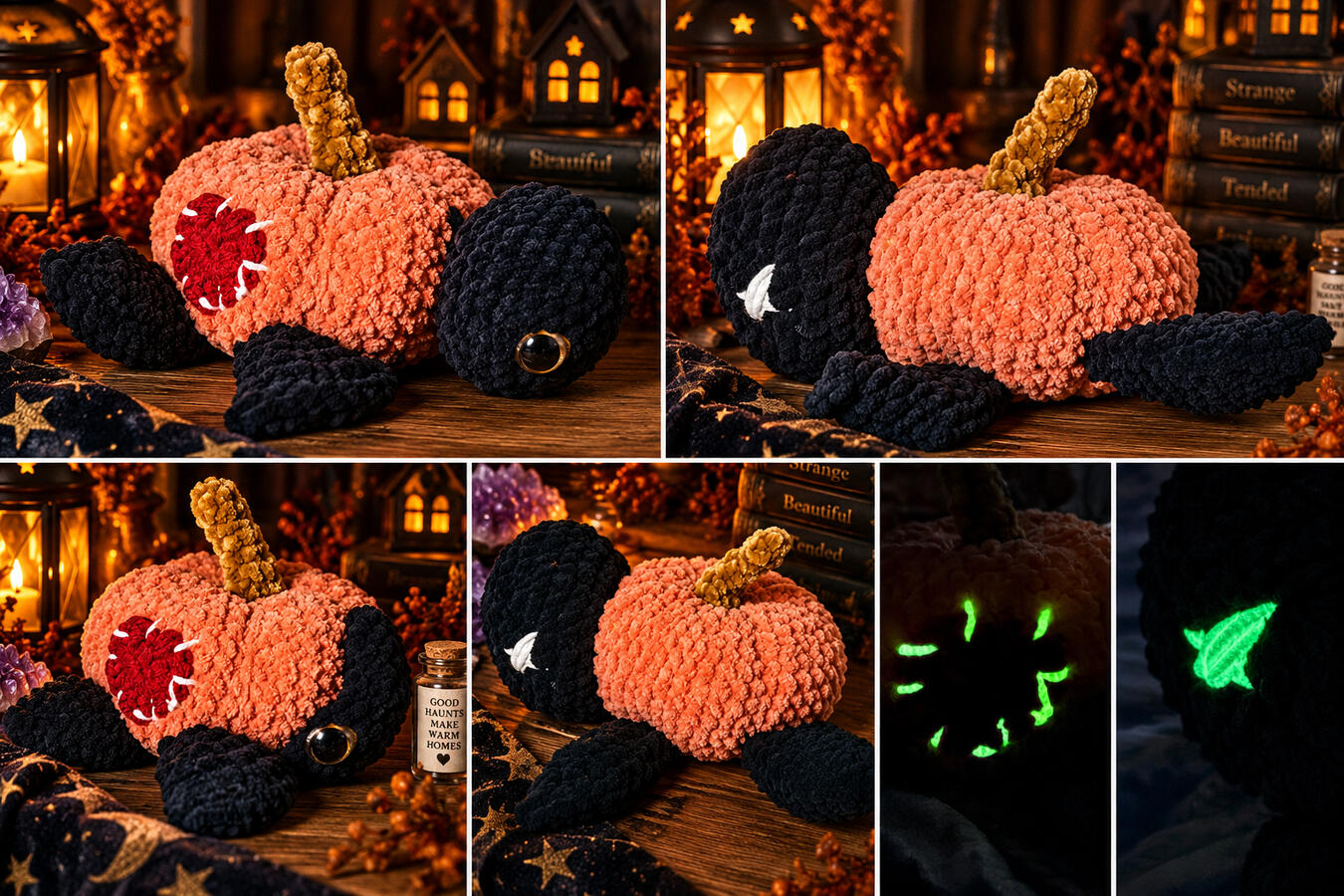 Marlowe the Sea Pumpkin — Part pumpkin, part creature of the deep, and entirely too strange to explain. His secrets glow after dark.